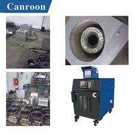 Tubería y construcción en alta mar 40 80 120kw móvil calentador de inducción para pwht precalentamiento de soldadura recubrimiento anti corrosión