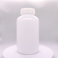Bouteille en plastique HDPE à large ouverture de 3 L avec bouchon à vis pour produits chimiques