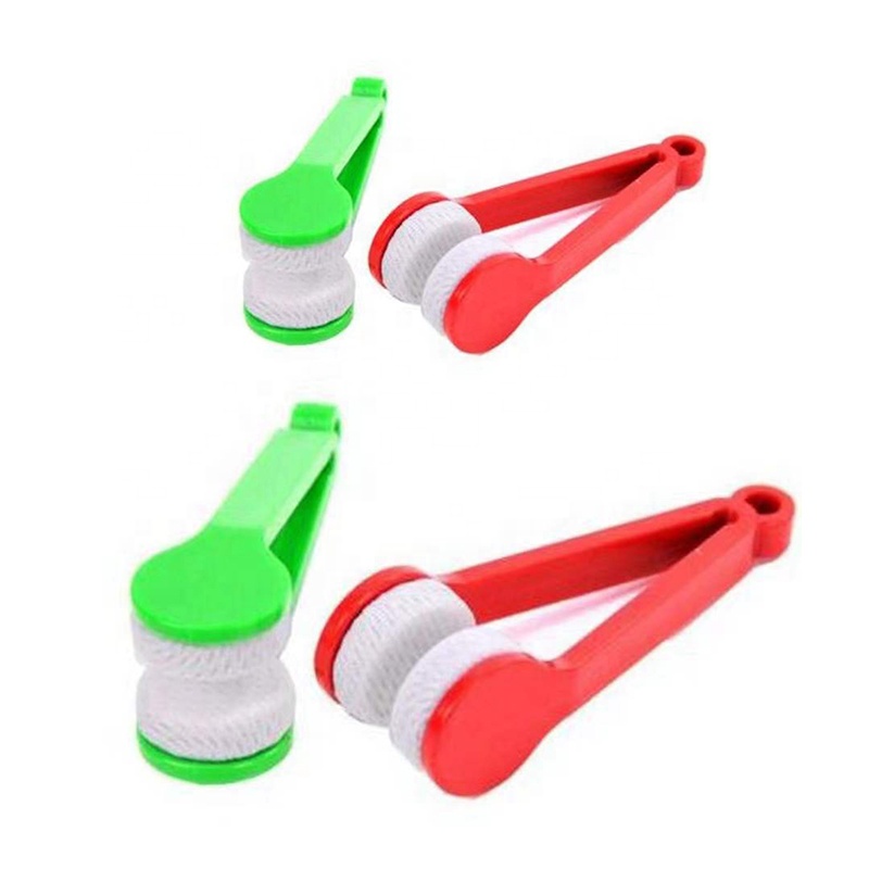 Набор для чистки очков, салфетка из микрофибры для очистки стекла, мягкая щетка