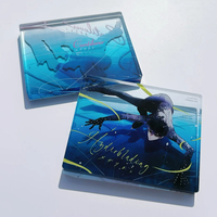 Briques acryliques transparentes personnalisées de 20 mm, dessins animés, artisanat en plastique, impression numérique UV personnalisée en couleur CMYK pour cadeaux d'anniversaire
