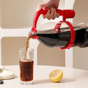 Handheld <b>Beverage</b> <b>Serving</b> <b>Set</b> with Plastic Handle and Bottle Opener Soda Water Bottle for Cola Pouring - Product Image 1