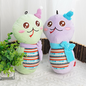 Juguete de peluche para perros, juguete para masticar con sonido para cachorros, uso en interiores, tamaño mediano, diseño de dibujos animados - Product Image 2