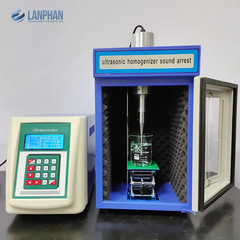 Homogeneizador ultrassônico de alta frequência com sonda Sonicator máquina de mistura de emulsão