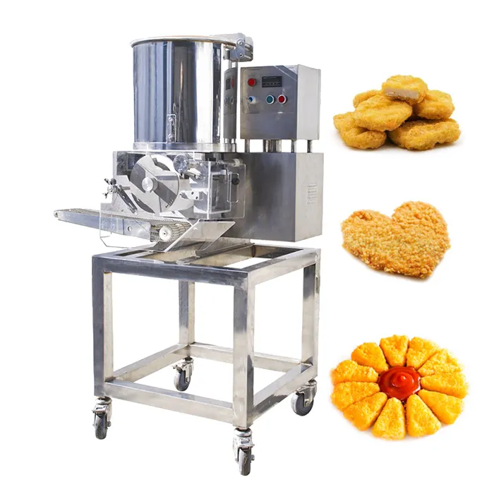 Multifunctional potato burger patty forming machine chicken nuggets machine