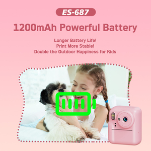 กล้องถ่ายรูปสำหรับเด็กปรับแต่งได้พร้อมหน้าจอ 2.4 นิ้ว เครื่องเล่นเกม เพลง ฟิลเตอร์รูปภาพ สติ๊กเกอร์ วิดีโอ สำหรับเป็นของเล่นและของขวัญ - Product Image 6