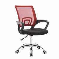 Fauteuil de Bureau Ergonomique Pivotant Multifonction en Résille, Économique, pour Personnel et Bureau, Vente en Gros