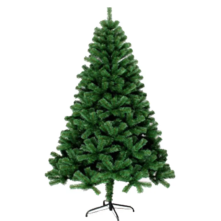2022 عيد الميلاد شجرة عالية الجودة الأخضر PVC 180 سنتيمتر 210 سنتيمتر الحيوانات الأليفة PE مختلط جديد صنع شجرة كريسماس صناعية مع الحلي