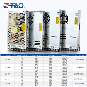 LRS Series 110v/220v AC SMPS CCTV 35W-600W DC Switching Power Supply 5A 20A <strong>Output</strong> <strong>Current</strong> for Industry Automation Equipment - Product Image 3