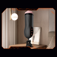 Godemiché Automatique en Gros pour Hommes – 10 Modes de Vibration, Silencieux, Réaliste, en TPE, avec Chauffage et Aspiration