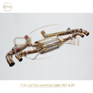 Pour Aston Martin <span class=keywords><strong>DBX</strong></span> 707 4.0T, échappement en titane Catback avec silencieux à soupape d'origine, pièces de performance automobile de haute qualité - Product Image 5