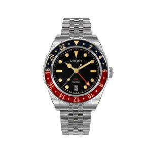 Reloj de Negocios para Hombre de Alta Calidad con Movimiento Mecánico <span class=keywords><strong>GMT</strong></span> de Acero Inoxidable, Bisel Giratorio de Zafiro - Product Image 1