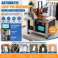 Machine automatique à boucles à haute efficacité, système d'attache rapide et stable, équipement d'étiquetage de cartes pour vêtements, quincaillerie et jouets