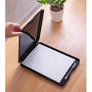 De almacenamiento de plástico portapapeles negro con soporte Binder y alta capacidad Clip Posse caja - Product Image 5