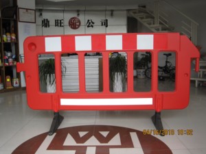 Barrera de Seguridad Vial de Material PE, Barrera de Tráfico de 2 Metros, Valla de Seguridad Vial - Product Image 2