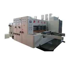 Máquina automática para hacer cajas de cartón corrugado, máquina troqueladora para impresora