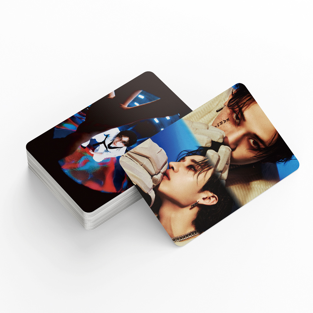 55Pcs/Set Kpop StrayKids KARMA CEREMONY Album Lomo Cards Hyunjin