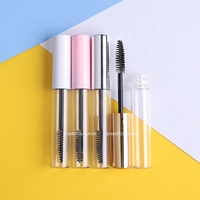 Tubes de Mascara vide avec applicateur de brosse, 50 pièces, usage personnalisé, violet, noir, argent, rouge, bleu, blanc, or, 10ml