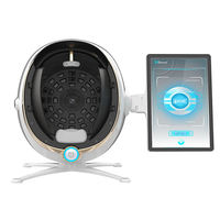 Analyseur de diagnostic cutané 3D AI, scanner, testeur, miroir magique, appareil d'analyse de la peau avec types de prises US, JP, IT, ZA