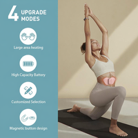 Masseur TENS portable rechargeable sans médicament à intensité réglable pour soulager les douleurs liées à la dysménorrhée chez la femme (ventre)
