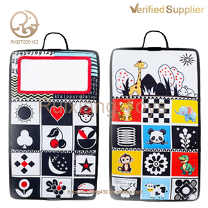 Jouets éducatifs doux à vendre <span class=keywords><strong>en</strong></span> gros, noir et blanc, contraste élevé, livre <span class=keywords><strong>en</strong></span> tissu pour bébé <span class=keywords><strong>en</strong></span> peluche personnalisé - Product Image 5