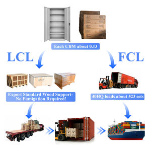 Armadio Archivio Robusto con Serratura Design Moderno Ecologico per Casa e Ufficio Armadietto Commerciale a 4 Ante con Chiave - Product Image 6