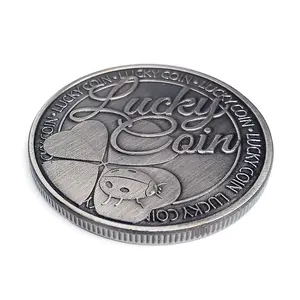 Gifts Blank Logo Blessing Lucky Coin Custom Design 3D 2D Challenge Commemorative Coins For Engraving