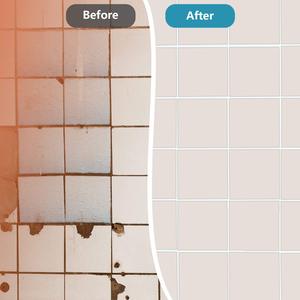 Waterproof Anti-Mold Grout Repair <b>Pen</b> with Fiber Tip for Ceramic Tile Grout Restoration Permanent Oil Stain Resistant Marker <b>Pen</b> - Product Image 4