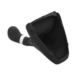 Pommeau de levier de vitesse manuel 5/6 vitesses noir LHD pour BMW E90 E91 E92 avec soufflet en cuir et accessoires - Product Image 5