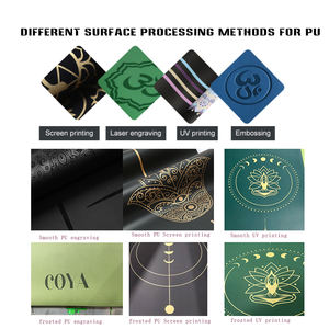 Custom Anti Slip Yoga Matten 5Mm Eco Vriendelijke Sport Oefening Gym Antislip Beste Pu Natuurlijke Rubber Yoga Mat Bedrukt Eco Vriendelijk - Product Image 2