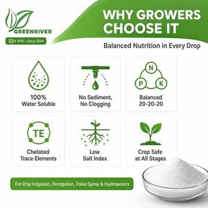 <span class=keywords><strong>Engrais</strong></span> composé soluble dans l'eau GREENRIVER NPK, 100% soluble, <span class=keywords><strong>engrais</strong></span> agricole <span class=keywords><strong>pour</strong></span> la nutrition des cultures - Product Image 3