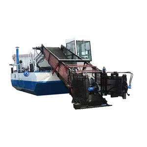 Aquatic New Design High Efficiency Low Price Aquatic reed Harvester/River Cleaning Boat/Algae Cutting Machine Hot Sale