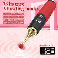10-Frequenz Vibrations-Klitoris-Stimulator mit Fernbedienung, Mehrere Geschwindigkeiten, 3 Austauschbare Aufsätze, USB-Aufladbar, Täglich Wasserdicht