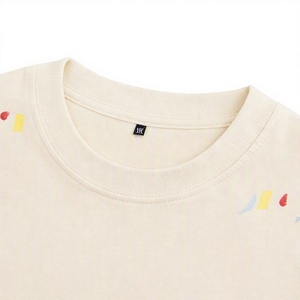 เสื้อยืดผ้าฝ้ายออร์แกนิกสำหรับผู้ชายเสื้อยืดถัก100% พิมพ์ลายสาดสีตามสั่ง - Product Image 5