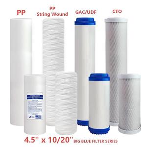 Giá rẻ giá 4.5 "X10/20" nén <span class=keywords><strong>Carbon</strong></span> 1/5 micron CTO lớn màu xanh nước lọc <span class=keywords><strong>Cartridge</strong></span> Lọc yếu tố - Product Image 4