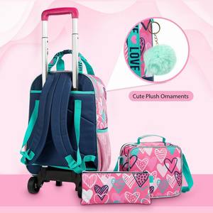 Jasminestar étudiant enfants <span class=keywords><strong>licorne</strong></span> paillettes tige de traction sac <span class=keywords><strong>à</strong></span> dos fille avec roue tige de traction roue <span class=keywords><strong>cartable</strong></span> garçon chariot sac <span class=keywords><strong>à</strong></span> dos - Product Image 5