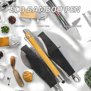 Stylo multifonctionnel promotionnel en bambou moderne avec logo gravé pour l'entretien automobile <span class=keywords><strong>AutoPro</strong></span> - Product Image 2