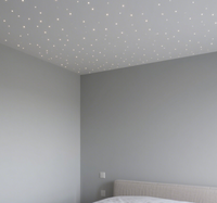 Constellations modernes personnalisables Panneau de gypse à intensité variable Plafond de ciel étoilé facile à installer pour les chambres et les hôtels