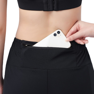 الأكثر مبيعًا للنساء في أوقات الفراغ تجريب السراويل الجري تمتد عالية الكفة Cinched تخصيص الشعار تنفس منتصف الكبار شقة - Product Image 3