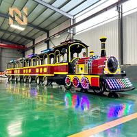 Train électrique vintage Nova Rides sans rails, magnifique, pour fêtes foraines et carnavals, à prix réduit, train touristique