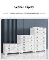 Armoire de rangement pour documents techniques et plans A0/A1 à 5 tiroirs avec base en acier épaissi, design moderne pour bureau/atelier