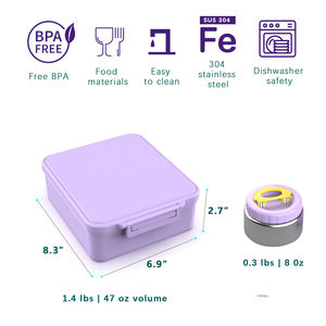 กล่องข้าวเก็<span class=keywords><strong>บ</strong></span>อุณหภูมิ AOHEA แบ<span class=keywords><strong>บ</strong></span>มีสิทธิ<span class=keywords><strong>บั</strong></span>ตร กล่องเ<span class=keywords><strong>บ</strong></span>นโตะสำหรับเด็ก พิ<span class=keywords><strong>ม</strong></span>พ์โลโก้ได้ตา<span class=keywords><strong>ม</strong></span>ต้องการ เห<span class=keywords><strong>ม</strong></span>าะสำหรับโรงเรียนและกิจกรรมกลางแจ้ง - Product Image 4