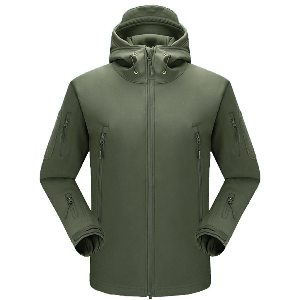 Coupe-vent softshell Sharkskin-vert militaire
