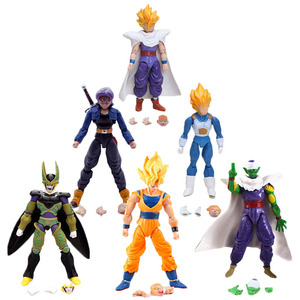 Figurine dragon ball gku Vegeta <span class=keywords><strong>Cell</strong></span> <span class=keywords><strong>Gohan</strong></span>, jouets d'action, articulations mobiles, visage et main interchangeables, modèle de Figurine - Product Image 1