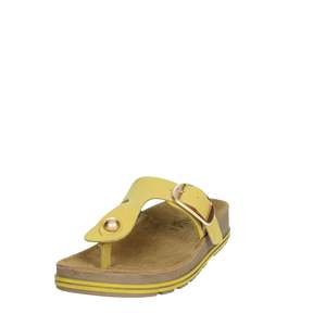 Sandalias Planas Cinzia Soft Donna Infradito Giallo para Mujer, Talla 37 - Product Image 6