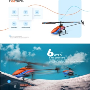 <span class=keywords><strong>Elicottero</strong></span> RC WLtoys K127 SJY-K127 2.4G con <span class=keywords><strong>Telecomando</strong></span>, Giroscopio a 6 Assi, Telaio in Metallo, Pronto all'Uso - Product Image 6