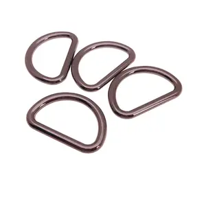 Nice Quality Metal Alloy Dee Ring D Buckle Ring stainless steel For Bag Making Purse Sewing