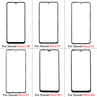 Vidrio OCA para Pantalla Táctil para Xiaomi Poco C40 F2 F3 F4 F5 M3 M4 X3 X4 X5 X6 Pro GT 5G, Panel Táctil de Vidrio, Repuestos para Teléfonos Móviles