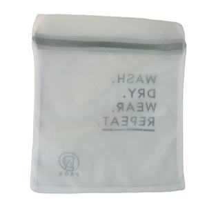 高品质网眼文胸袜子包装洗衣洗漱包定制Logo带拉链网眼内衣洗漱包 - Product Image 4