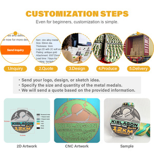 Medallas de Metal para la Participación en Competiciones Deportivas, 1er, 2do y 3er Lugar - Product Image 5