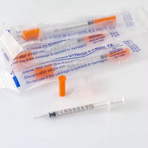 <span class=keywords><strong>Jeringa</strong></span> Veterinaria Afalite para Inyección de Insulina, con Aguja Ultrafina de PP Naranja de Grado Médico, Esterilizada y Empaquetada Individualmente, para Caballos - Product Image 5